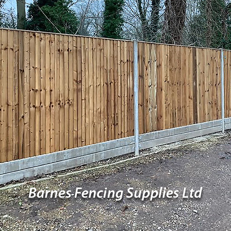 Close Board Concrete Gravel Board Fencing