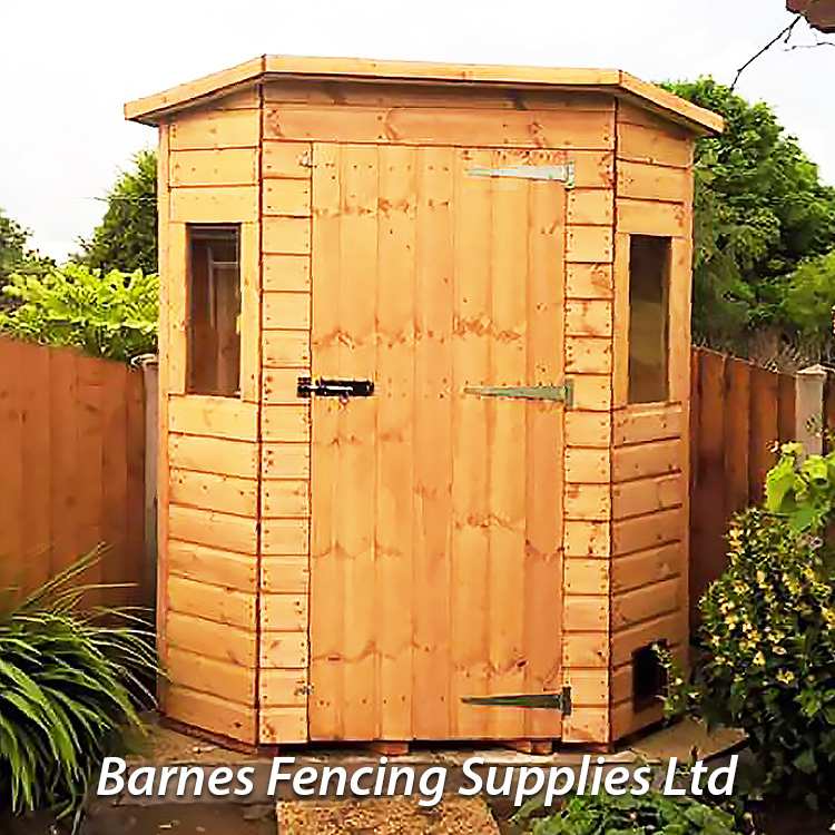 Garden Corner Shiplap Shed Building